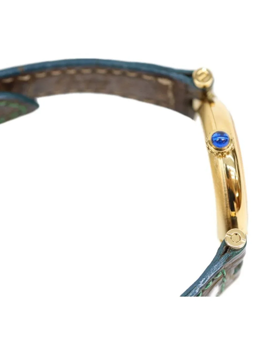 Cartier 925 Must Vendome SM Vermeil Silver Opaline Dial Watch